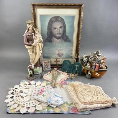Lot 124 | Vtg Religious Lot
