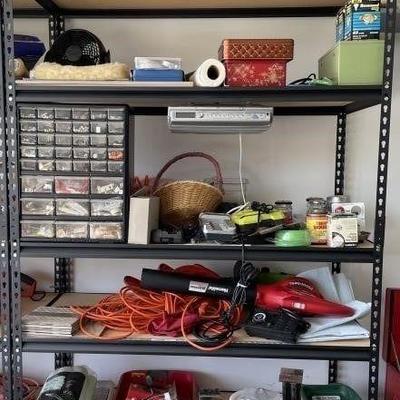 Lot 181 | Shelving Unit and Contents, including Jacks
