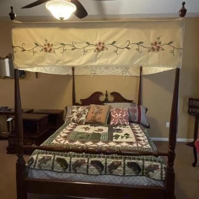 Lot 135 | Queen Size Bed and Bedding
