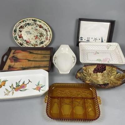 Lot 96 | Serving Trays and More
