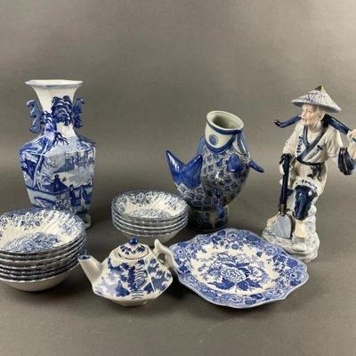 Lot 220 | Vtg Victoria Ware Ironstone Vase & More!
