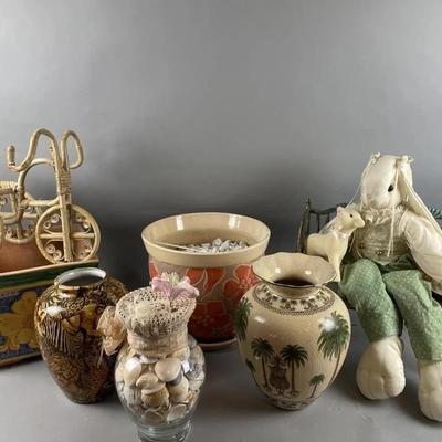 Lot 272 | Ceramic Flower Pots & More
