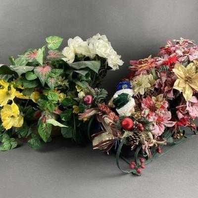 Lot 63 | Vtg Artificial Floral Arrangements & More!
