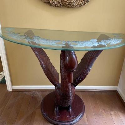 Lot 62 | Half Moon Swan Table
