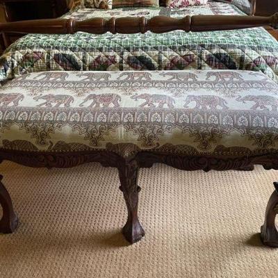 Lot 115 | Baroque Upholstered Bench
