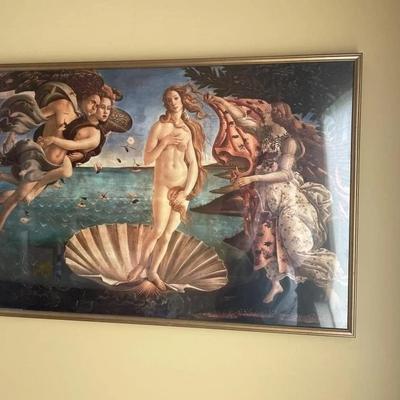 Lot 132 | Framed "The Birth of Venus” Print
