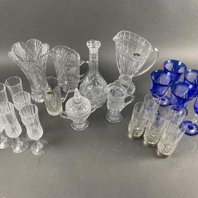 Lot 265 | Vtg Crystal Glass Pitchers & More!
