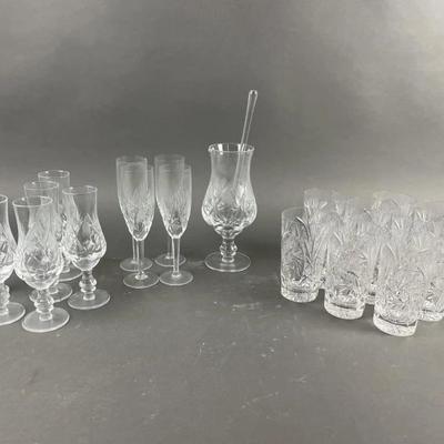 Lot 268 | Vtg Etched Crystal Tumblers & More!
