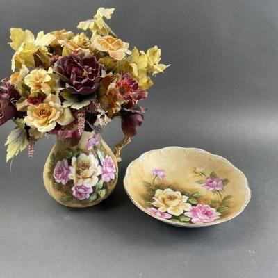 Lot 118 | Vtg Lefton Porcelain Pitcher & Underplate
