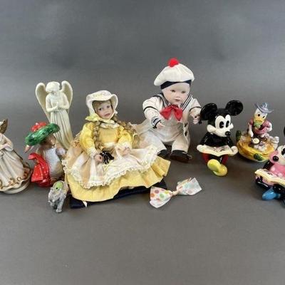 Lot 10 | Vtg Disney Figurines, Yolanda Bello Dolls & More!
