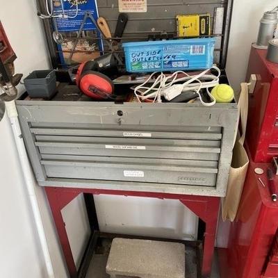 Lot 161 | Vtg Craftsman Tool Chest & Contents
