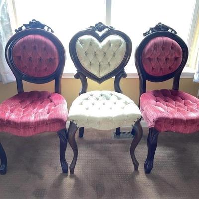 Lot 123 | 3 Antique Chairs
