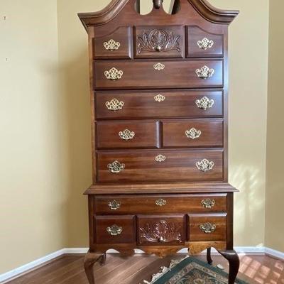 Lot 147 | Vtg American Drew Highboy Dresser
