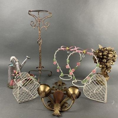Lot 254 | Vintage Wire Candle Holder, Decor & More!

