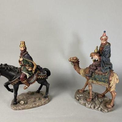Lot 53 | Bombay Company Wise Men Statues
