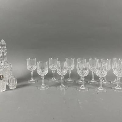 Lot 233 | Cut Crystal Liquor Glasses and More
