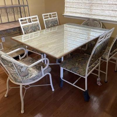 Lot 72 | Dining Room Table With Chairs
