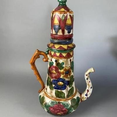 Lot 37 | Decorative Pottery Pitcher
