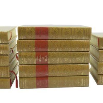SET OF 14 "THE WORKS OF BLACK'S READER SERVICE CLASSIC BOOKS" 