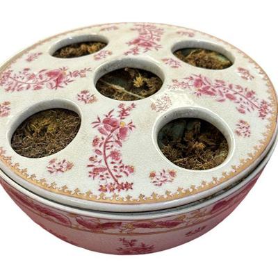 UNITED WILSON CHINOISERIE RED TRANSFER BULB BOWL