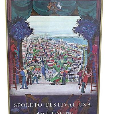 VINTAGE SPOLETO POSTER 1983 CHARLESTON