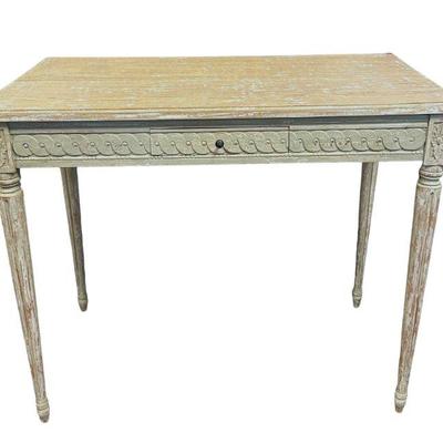 FRENCH LOUIS XVI STYLE WOOD WRITING TABLE