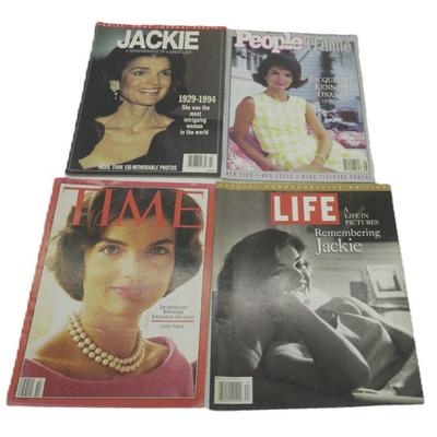 JACKIE O TRIBUTE MAGAZINES - 4 PIECES