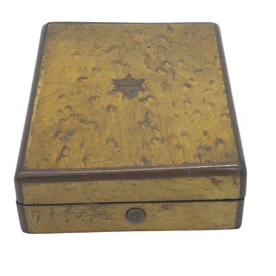 ANTIQUE KARELIAN CURLY BIRCH BOX STAR OF DAVID