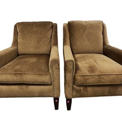 PAIR MATCHING SHERRILL PLAZA CHAIRS