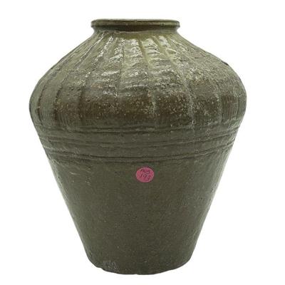 LARGE ANTIQUE CHINESE POTTERY MIJIU JAR