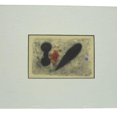 JOAN MIRO 1959 RENE CHAR LTD ED ETCHING W/AQUATINT