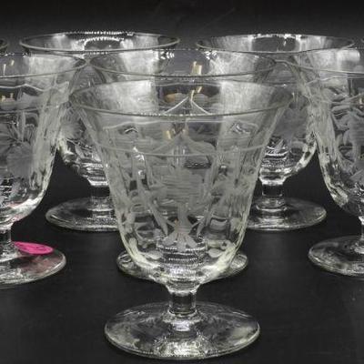 8 SPODE BY ROCK SHARPE OYSTER / FRUIT COCKTAIL GLASSES