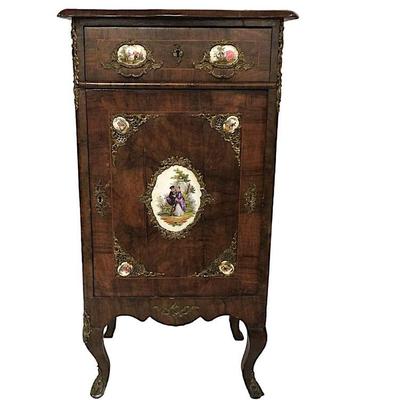 FRENCH LOUIS XV STYLE MUSIC CABINET 