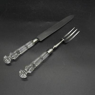 WATERFORD CRYSTAL ROAST CARVING SET
