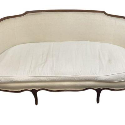 ANTIQUE CARVED FRENCH SOFA