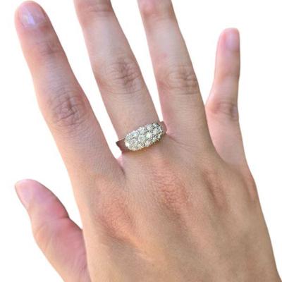 LADIES ESTATE 14k DIAMOND RING 2.25CT SIZE 7