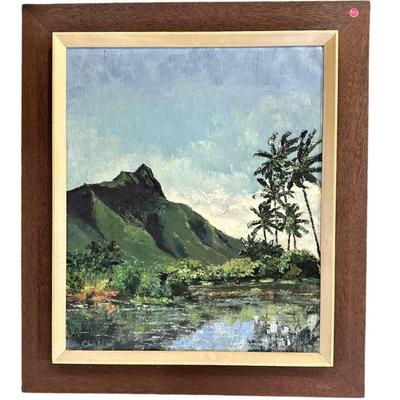 MID CENTURY PAUL CLARK ORIGINAL KAILUA PAINTING