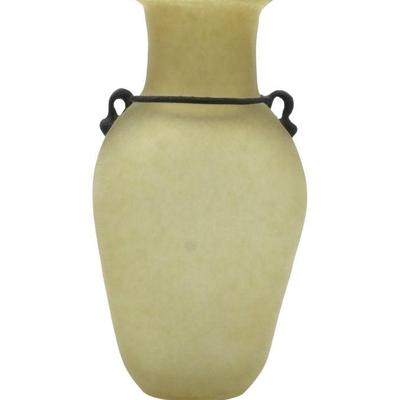 HAND BLOWN VINTAGE  ART GLASS VASE