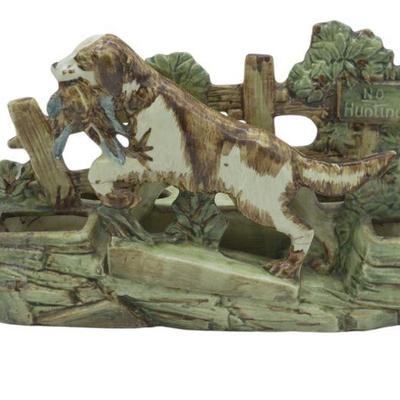 VINTAGE MCCOY POTTERY 1950S BIRD DOG PLANTER