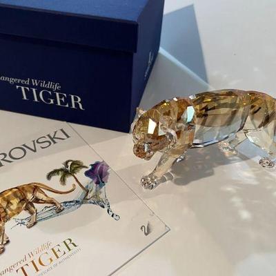 Swarovski Crystal Endangered Wildlife Tiger