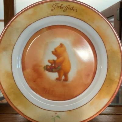 Pooh's Garden decorative plate
