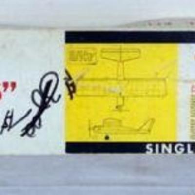 1029	VINTAGE WOOD MODEL AIRPLANE KIT, DEBOLT MODEL ENGINE CO. *JENNY*
