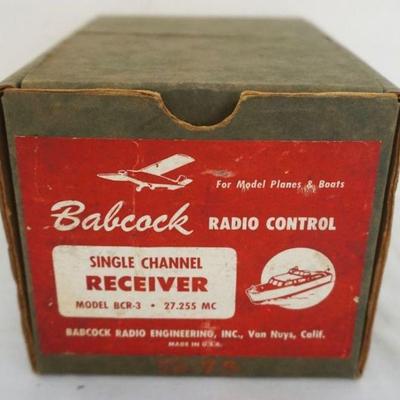 1283	VINTAGE MODEL AIRPLANE BABCOCK RECEIVER MODEL BCR-3

