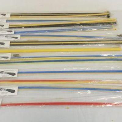 1228	VINTAGE MODEL AIPLANE PARTS, SULLIVAN GOLD-N-RODS, NEW OLD STOCK 13 PACKS ASSORTED, 36 IN, 48 IN CONTROL RODS
