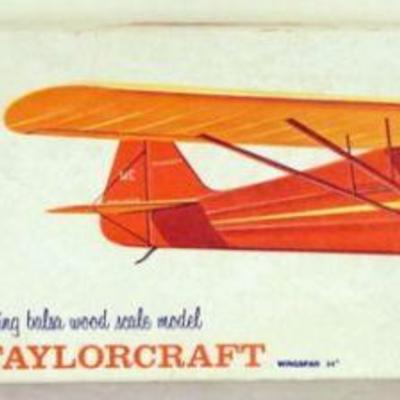 1149	VINTAGE WOOD MODEL AIRPLANE KIT, TAYLOR CRAFT *COMET*
