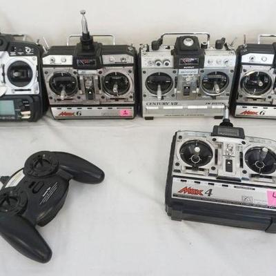 1271	VINTAGE MODEL AIRPLANE R/C CONTROLLERS MAX-6, MAX-4 & CENTURY VII, JR XP610Z
