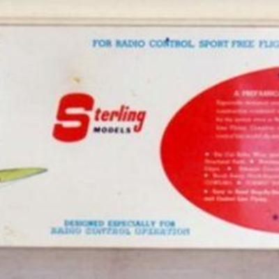 1153	VINTAGE WOOD MODEL AIRPLANE KIT, STERLING MODELS *FAIRCHILD PT-19* R/C AIRPLANE SEALED
