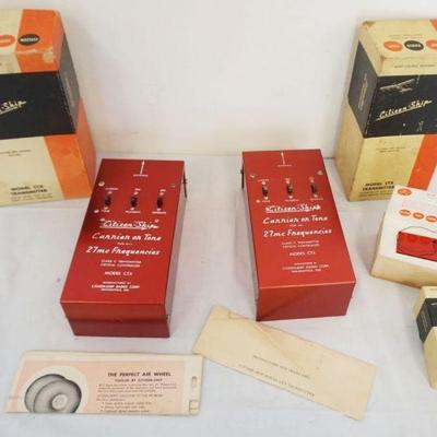 1284	VINTAGE MODEL AIRPLANE CITIZEN-SHIP CARRIER ON TONE MODEL CTX & 3VTR RECEIVER
