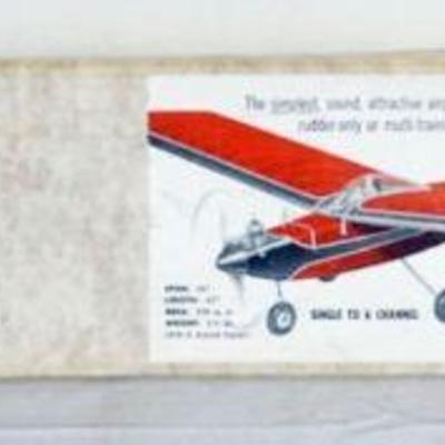 1058	VINTAGE WOOD MODEL AIRPLANE KIT, CARL GOLDBERG MODELS *FALCON 56* THE BIRD THAT OBEYS YOUR R/C COMMAND
