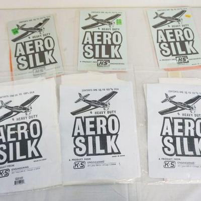1222	VINTAGE MODEL AIPLANE SILK NEW OLD STOCK AERO SILK
